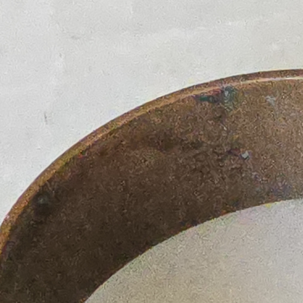 Solid Copper Stamped Men's Ring Possibly 1930's - image 3